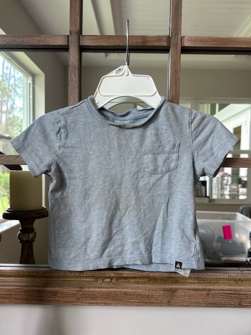 GAP Light Blue Short-Sleeve Pocket Tee